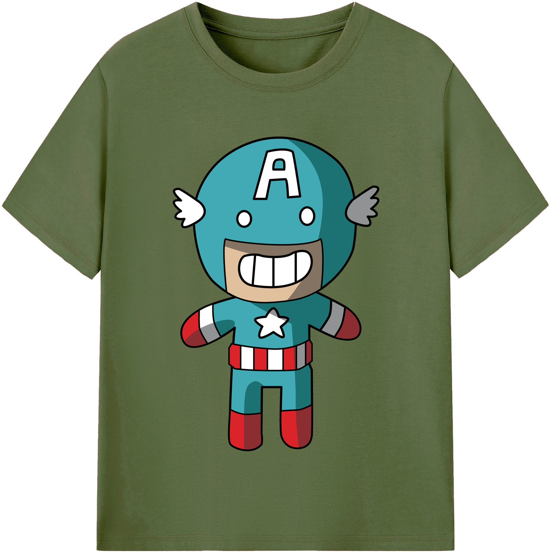 （画像用） アベンジャーズ The Avengers 綿100％半袖Tシャツ（フロントプリント）